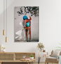 Wallity Cuadro Decorativo de Vidrio Templado Banksy 30 x 45 cm